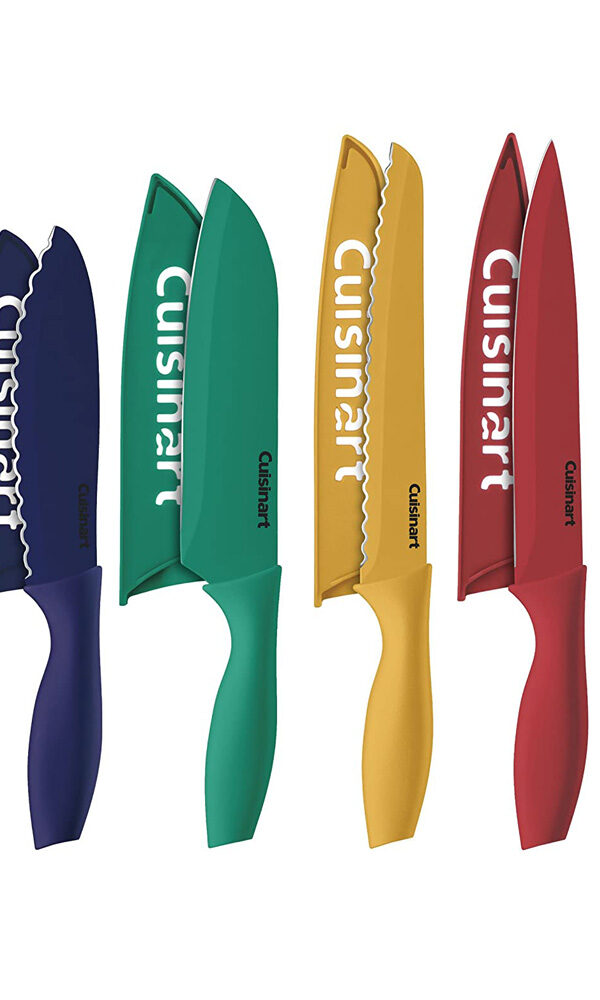 Cuisinart C55-12PCKSAM 12-Piece Ceramic Coated Stainless Steel Knives