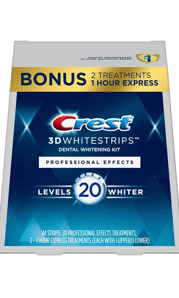 Crest 3D Whitestrips, Professional Effects, Teeth Whitening Strip Kit