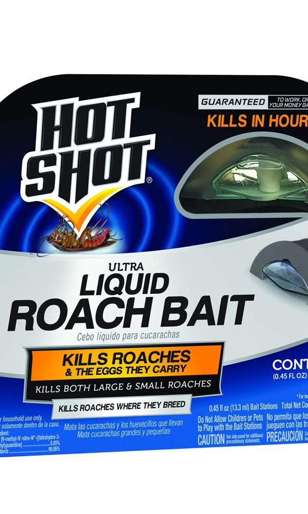 Hot Shot Liquid Roach Bait, Roach Killer, 1 Pack, 6-Count