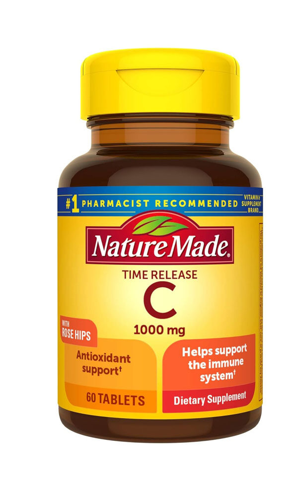 Nature Made Vitamin C 1000 mg Time Release Tablets with Rose Hips