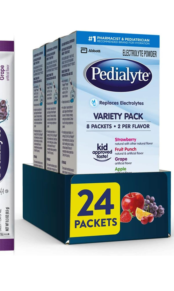 Pedialyte Electrolyte Powder Packets, Variety Pack, Hydration Drink