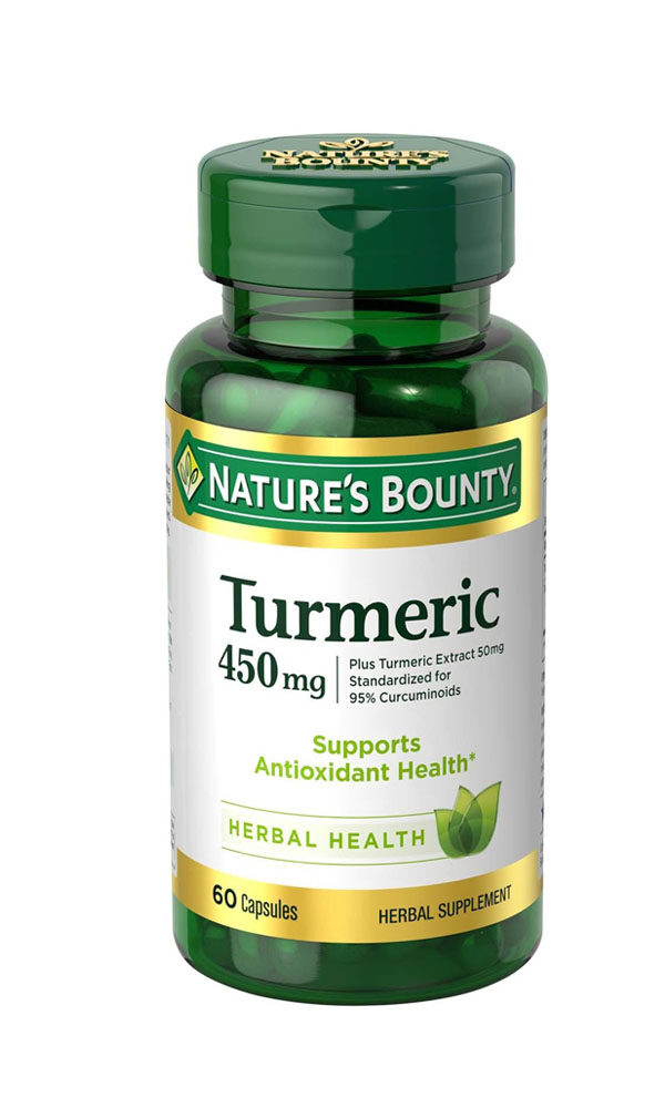 Nature's Bounty Turmeric Capsules, Antioxident Health